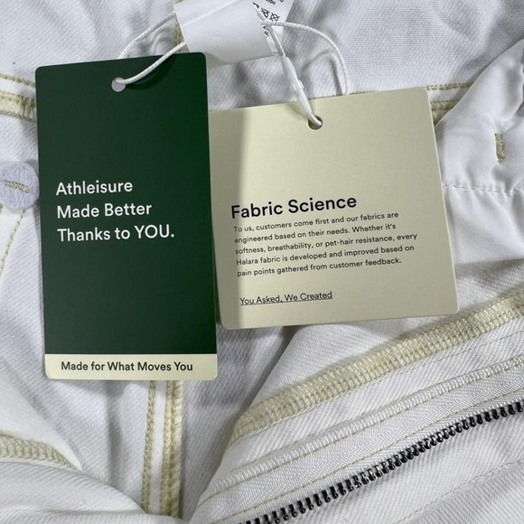 Halara Jeans Womens Medium White Halara Flex Denim Wide Leg High Rise Stretch - Picture 3 of 16